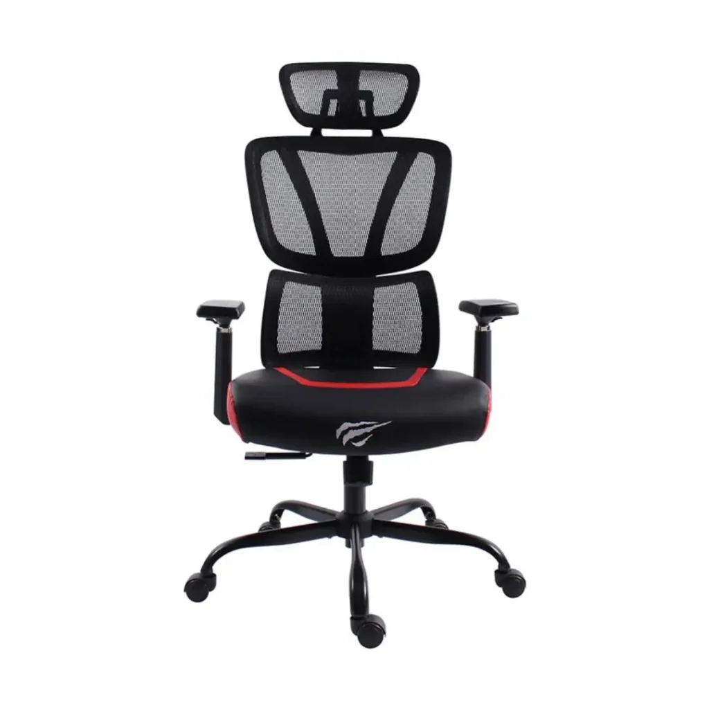 Havit GC919 High Back Ergonomic Gaming Chair Price in BD - Front view of Havit GC919 high back ergonomic gaming chair