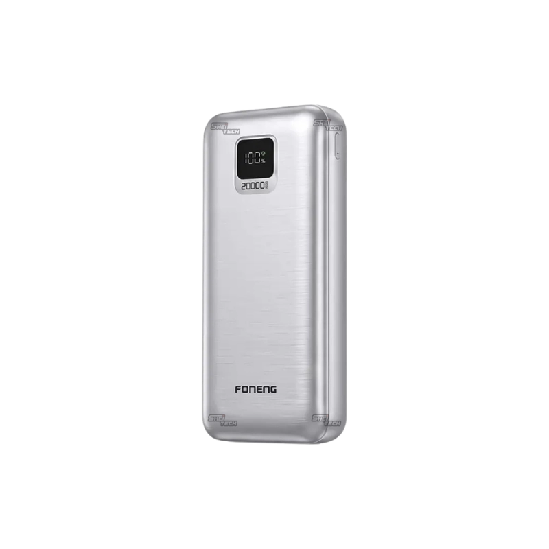 FONENG PX151 20000mAh 22.5W Power Bank Price in Bangladesh - High capacity fast charging portable power station with digital display