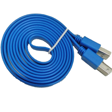 HAVIT 1.5M USB2.0 Printer Cable Price in BD - HAVIT 1.5M USB-A to USB-B printer cable coiled on a plain background