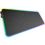 Havit MP901-PRO RGB Gaming Mouse Pad Price in BD - Top view of Havit MP901-PRO RGB lighting gaming mouse pad on desk