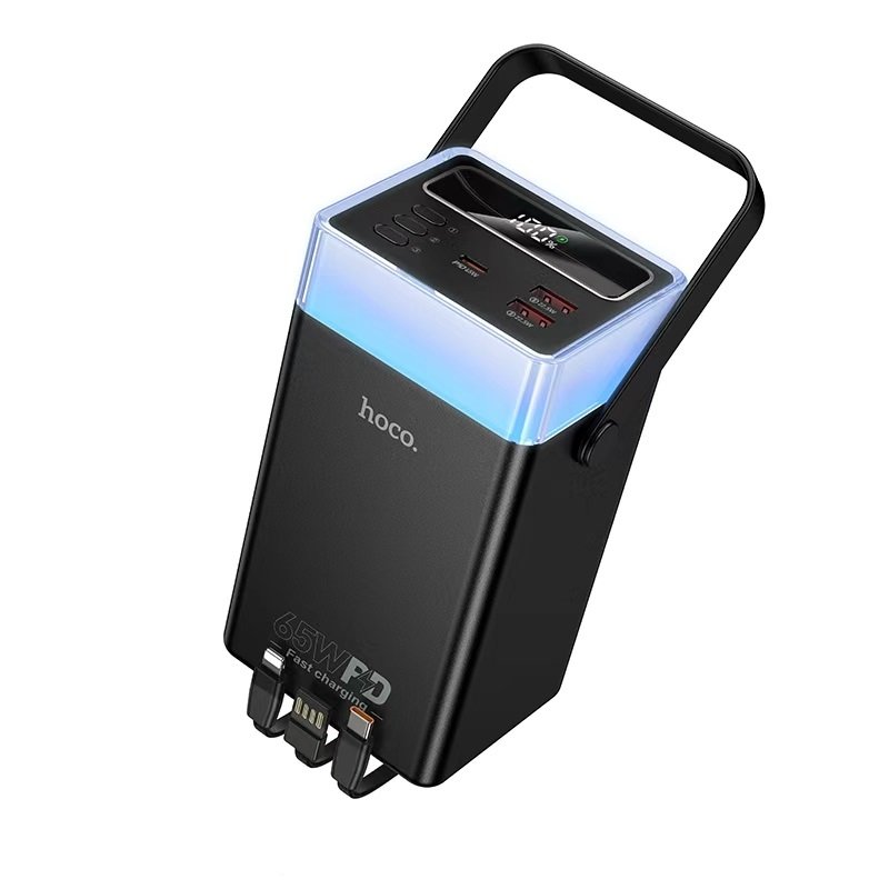 Hoco-DB103A-60000mAh-65W-High-Capacity-Power-Bank-with-Camping-Light-6 Hoco DB103A 60000mAh 65W Power Bank Price in Bangladesh - Massive high-capacity portable power station with built-in cables and camping light