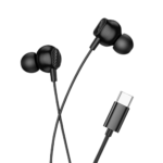 Hoco M117 Victory Type-C Universal Digital Earphone Black Original
