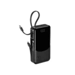JOYROOM JR-PC2 20000mAh 22.5W Power Bank with Built-in 3 Cables Black