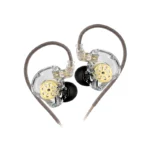 KZ EDX Lite High-Performance Dynamic In-Ear Monitor Earphone Black Transparent