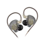 KZ EDX Lite High-Performance Dynamic In-Ear Monitor Earphone Black Transparent