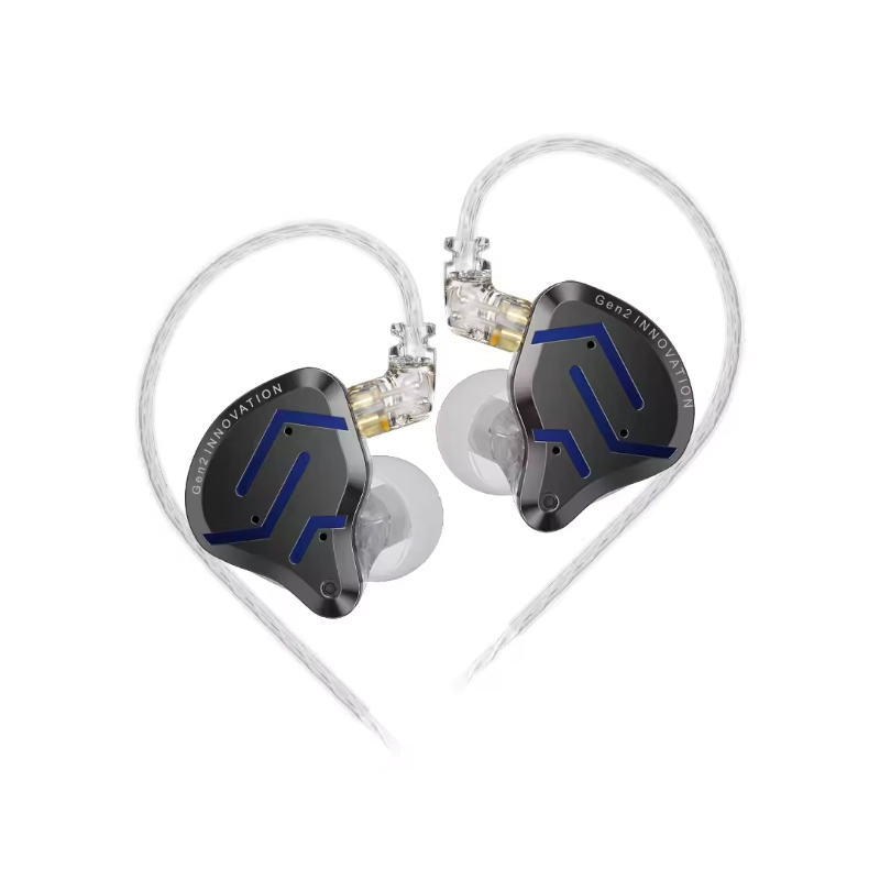 KZ-ZSN-Pro-2-In-Ear-Earphoneaa-2787 KZ ZSN Pro 2 Hybrid Technology In-Ear Monitor Earphone Black Silver