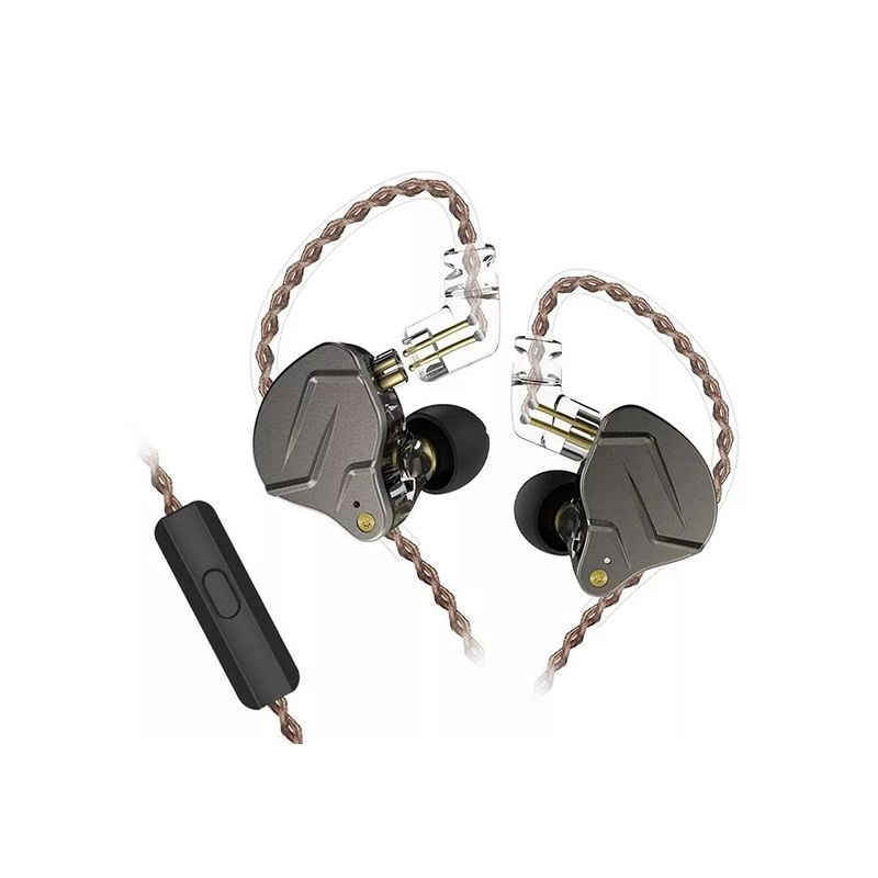 KZ ZSN Pro Hybrid Technology In-Ear Monitor Earphone Gray Original