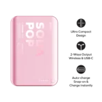 Momax 1 Power Pass Soda Pop Magnetic Wireless Power Bank Price in Bangladesh - Colorful MagSafe portable wireless charger