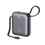 USAMS 35W PD 10000mAh Power Bank Price in Bangladesh - Compact portable charger with transparent cyberpunk design and fast charging