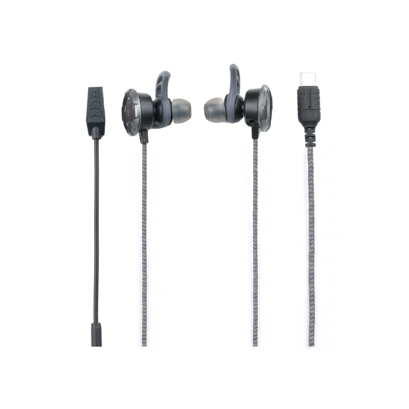 Plextone RX3 Gen II Dual Microphone In-Ear Gaming Earphone Black Original
