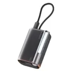 SHARGE Flow 3 10000mAh 45W Power Bank Price in Bangladesh - Transparent portable fast charger with built-in cable and digital display