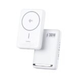 WiWU P031 IQ2 30W 10000mAh Wireless Power Bank Price in Bangladesh - Portable fast charger with magnetic wireless pad, kickstand, and digital display