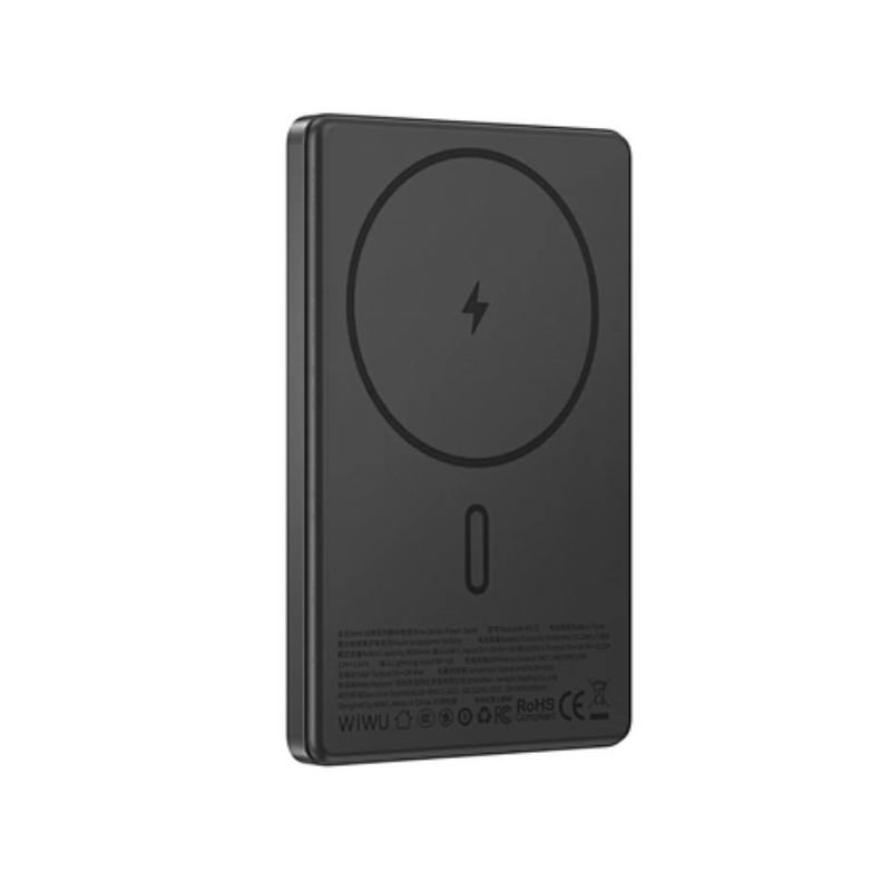 WiWU Wi-P072 Warriors PD 20W Magnetic Power Bank 5000mAh Price in Bangladesh - Pocket-friendly magnetic fast charger with built-in kickstand