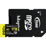 TEAM A2 PRO+ 1TB MicroSDXC UHS-I U3 V30 Memory Card with Adapter