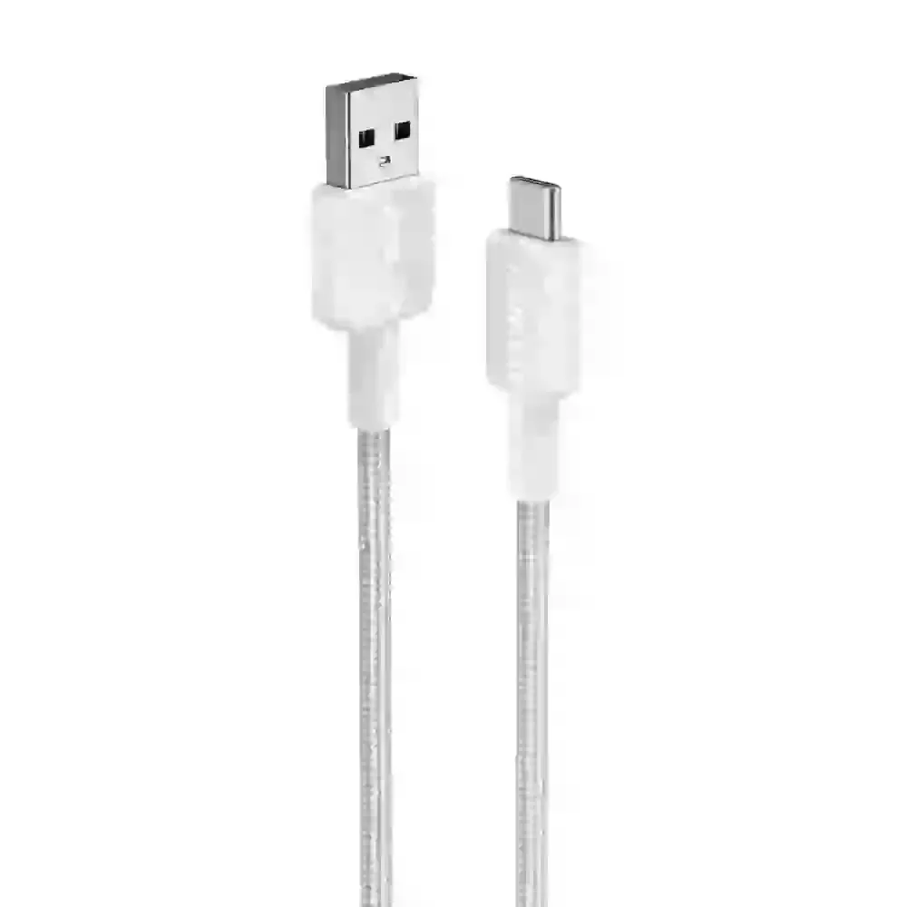 Anker 322 USB-A to USB-C Cable (3ft Braided) - White