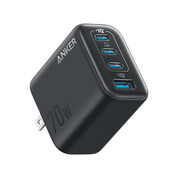 Anker Zolo Charger 70W 4 port PD 3.0 Black