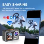 Ausek AT-M86TR 8k WiFi Waterproof Action Camera - Image 3