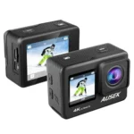 AUSEK AT-Q60TR Combo 4K Dual Screen WiFi Action Camera - Image 2
