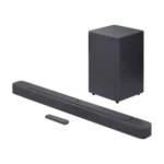 JBL Bar 2.1 Deep Bass MK2 2.1 Channel Soundbar with Wireless Subwoofer Price in BD - Premium black soundbar and wireless subwoofer audio system.