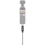 BOYA BY-M3-OP Clip-on Digital Lavalier Microphone for DJI OSMO Pocket Price in BD - Black lapel microphone with USB-C connector.