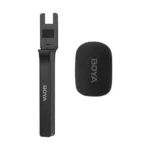 Boya BY-XM6 HM Handheld Wireless Microphone Holder Price in BD - Ergonomic black handheld conversion adapter for BY-XM6 transmitters.