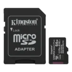 Kingston Canvas Select Plus 64GB UHS-I microSDXC Memory Card With SD Adapter Price in Bangladesh - Class 10 mobile storage card