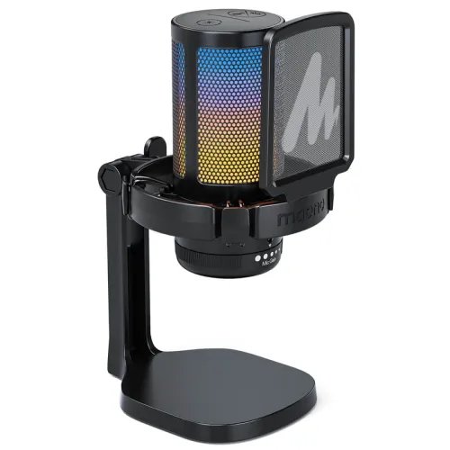 MAONO DGM20 GamerWave Condenser USB Gaming RGB Microphone Black