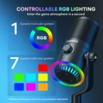 Maono DM30 RGB Programmable USB Condenser Microphone - Image 4
