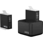 GoPro Dual Battery Charger + Enduro 2 Pack Batteries Price in BD - Compact dual slot charger with two high-performance Enduro batteries