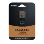 Smart Eagle Eye 32GB Micro SDXC UHS-I U3 Class10 Memory Card Price in BD - Black and gold micro SD card with companion full-size SD card adapter