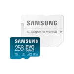 Samsung EVO Select 256GB microSDXC Memory Card with Adapter Price in Bangladesh - High speed 4K video memory card with SD adapter