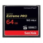 SanDisk Extreme PRO 64GB 160MB/s CompactFlash Memory Card Price in BD - Black and gold CF Type I memory card featuring 160MB/s speed rating and 64GB capacity
