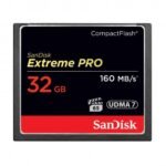 SanDisk Extreme PRO 32GB 160MB/s CompactFlash Memory Card Price in BD - Black and gold CF Type I memory card featuring 160MB/s speed rating and 32GB capacity