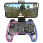 Havit G180BT Transparent RGB Bluetooth Vibration Gamepad Price in BD - Front view of Havit G180BT transparent RGB wireless controller