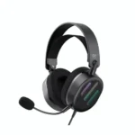 Havit Gamenote H2038U RGB 7.1 Gaming Headphone Price in BD - Front view of Havit Gamenote H2038U USB gaming headphone with RGB lighting and microphone