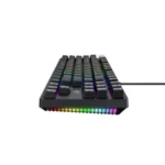Havit Gamenote KB890L RGB Mechanical Gaming Keyboard Price in BD - Top view of Havit Gamenote KB890L RGB mechanical gaming keyboard on desk