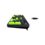 Havit Gamenote KB893L RGB Mechanical Gaming Keyboard Price in BD - Top view of Havit Gamenote KB893L RGB mechanical gaming keyboard on desk
