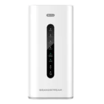 Grandstream GWN7062 1770Mbps Dual Band Wi-Fi 6 Router Price in BD - Sleek black Wi-Fi 6 router design with internal antennas.