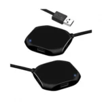Havit H08 4-Port High-Speed USB 2.0 HUB Price in BD - Top view of Havit H08 4-port USB 2.0 hub with integrated cable