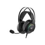 Havit Gamenote H2007U 7.1 Surround Sound Gaming Headphone Price in BD - Front view of Havit Gamenote H2007U USB gaming headphone with RGB lighting and microphone