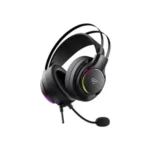 Havit Gamenote H2007U 7.1 Surround Sound Gaming Headphone Price in BD - Front view of Havit Gamenote H2007U USB gaming headphone with RGB lighting and microphone