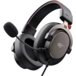 Havit H2015E 3.5mm Wired Gaming Headphone Price in BD - Front view of Havit H2015E gaming headphone with microphone and 3.5mm cable