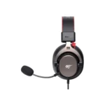 Havit H2015E 3.5mm Wired Gaming Headphone Price in BD - Front view of Havit H2015E gaming headphone with microphone and 3.5mm cable