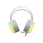 Havit Gamenote H2046U USB 7.1 RGB Gaming Headphone Price in BD - Front view of Havit Gamenote H2046U USB gaming headphone with RGB lighting and microphone