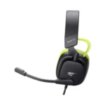 Havit H2048U Gamenote USB 7.1 Gaming Headphone Price in BD - Front view of Havit H2048U USB gaming headphone with RGB lighting and microphone