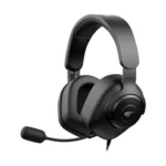 Havit H2230d 3.5mm Wired Gaming Headphone Price in BD - Front view of Havit H2230d gaming headphone with microphone and 3.5mm cable