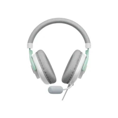Havit H2230E Wired Gaming Headphone Price in BD - Front view of Havit H2230E gaming headphone with microphone and 3.5mm cable