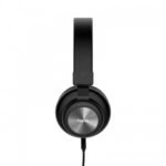 Havit H2263D 3.5mm Metal Decoration Single Port Headphone Price in BD - Front view of Havit H2263D headphone with metal decoration and 3.5mm single port connection
