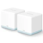 Mercusys Halo H30 AC1200 Dual-Band Mesh Router (2 Pack) Price in BD - Compact white cube-shaped mesh router units.