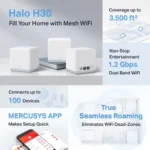 Mercusys Halo H30 AC1200 Dual-Band Mesh Router (3-Pack) Price in BD - Image 2